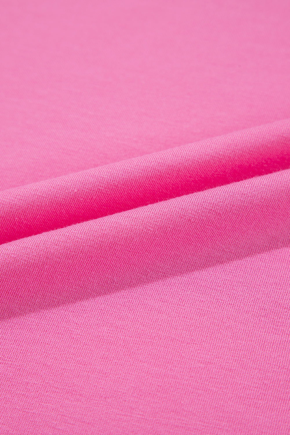 Solid Short Sleeve Crew Neck Tee