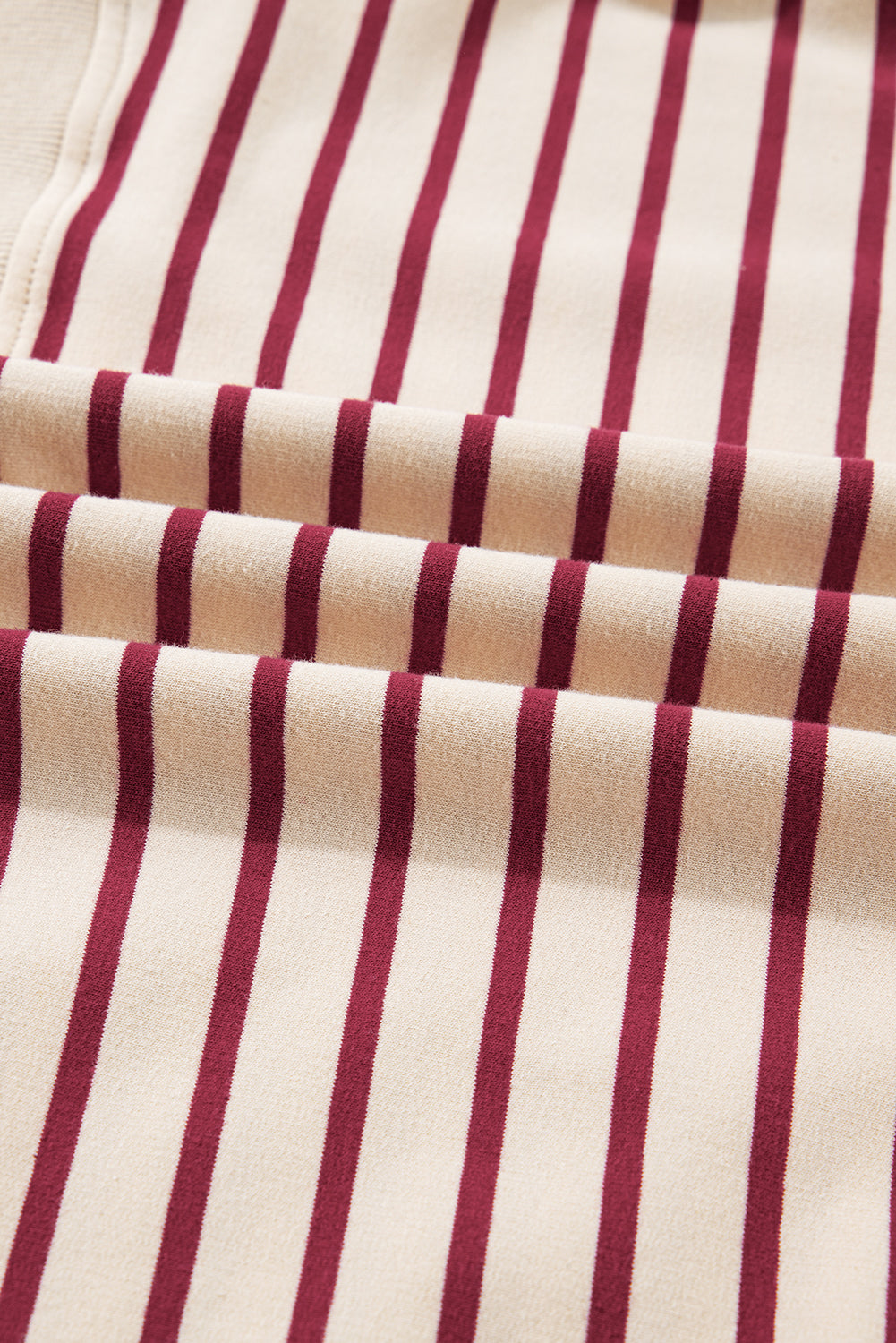 Stripe Cropped Pullover and Bubble Mini Skirt Set