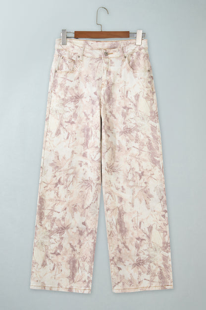 Camo Tummy Control Denim Wide Leg Jeans