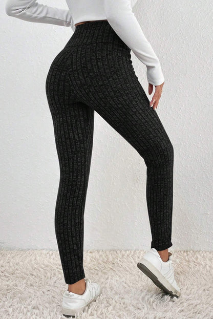 Ribbed High Waisted Leggings