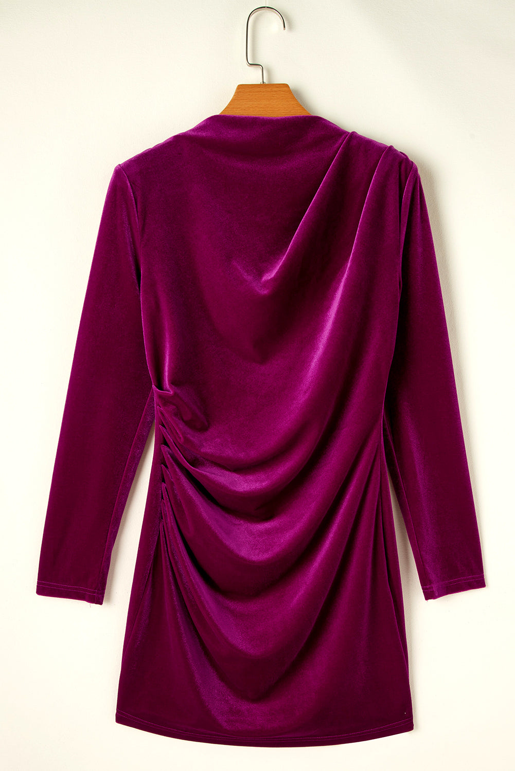 Velvet Long Sleeve Bodycon Dress