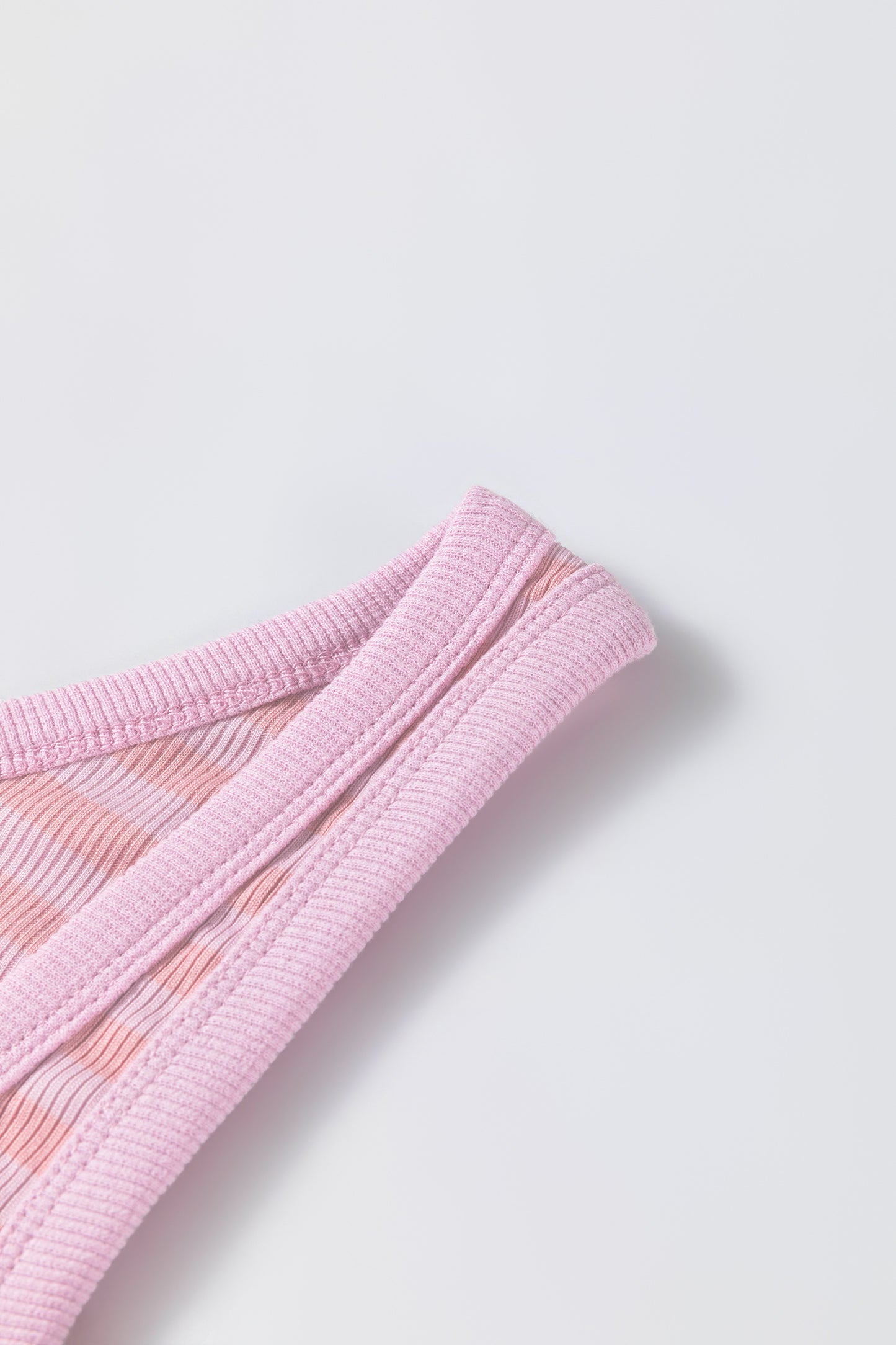 Stripe Ribbed Knit Sleeveless Tank Top