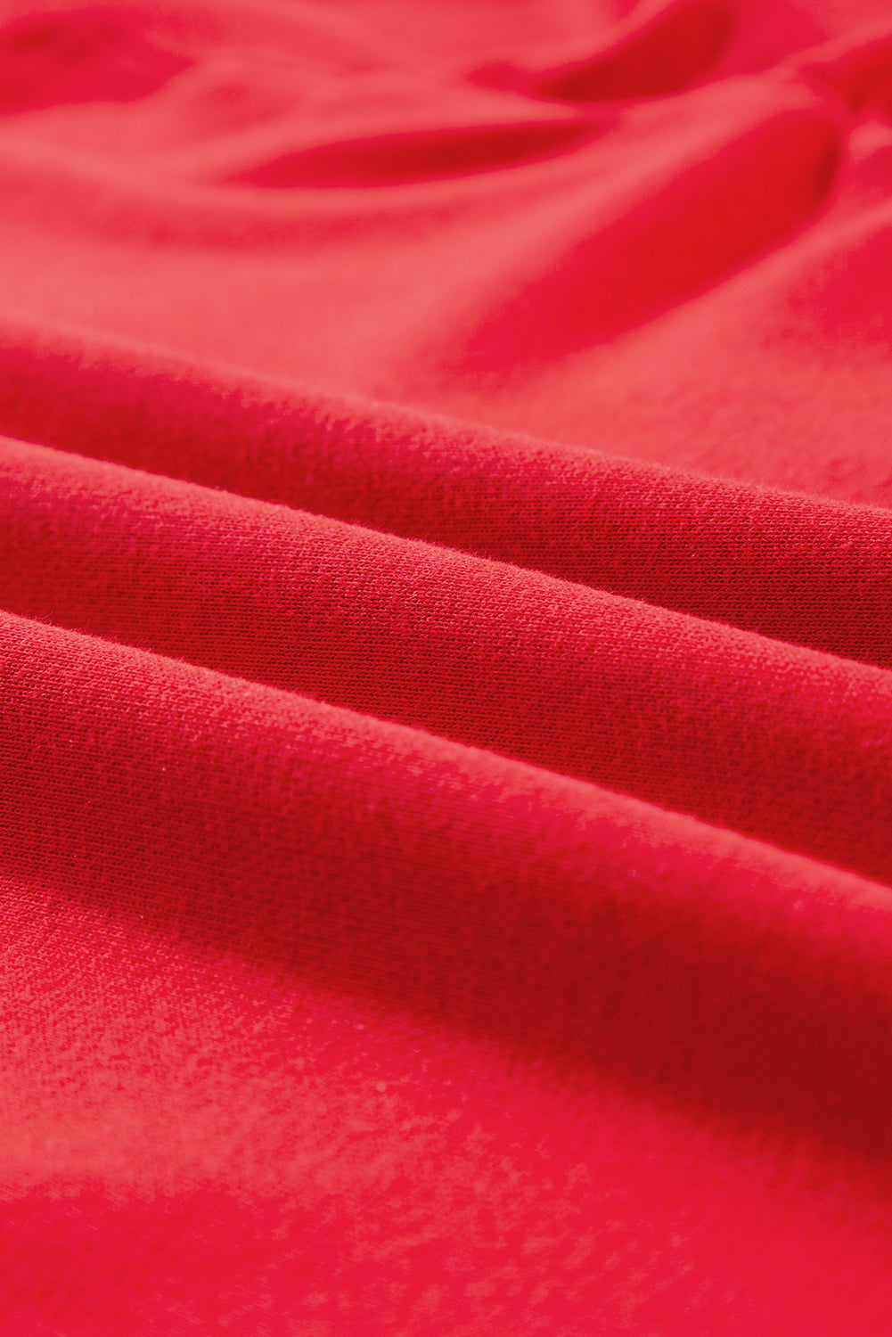 Solid Drop Shoulder Crewneck Pullover Sweatshirt