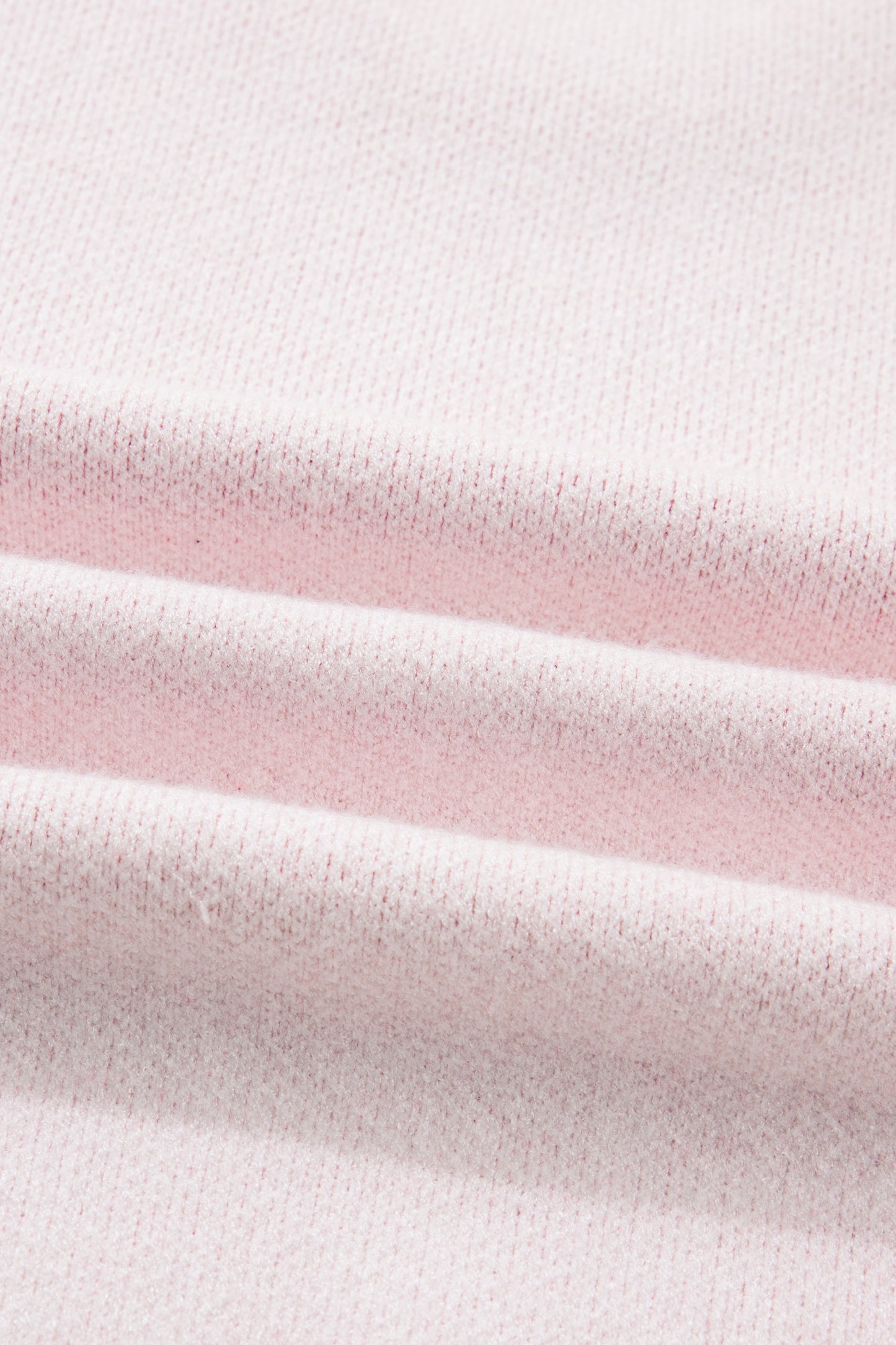 Valentine Bow Tie Cherry Drop Shoulder Sweater