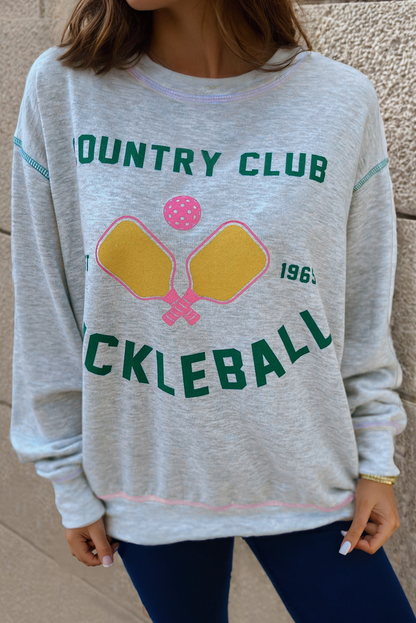 Country Club Pickleball Crewneck Sweatshirt