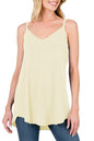 Spaghetti Strap Flowy V-Neck Top