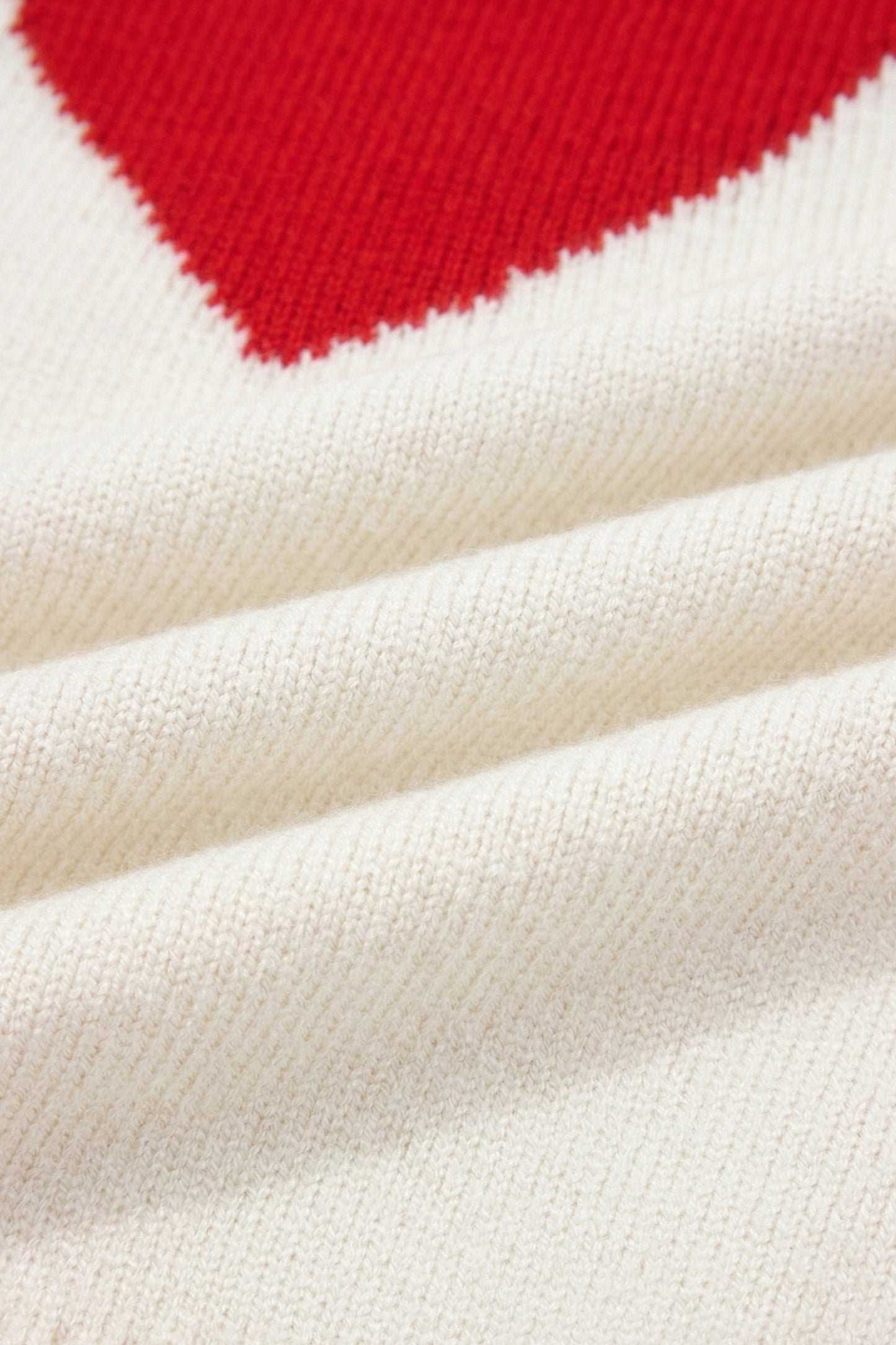 Heart Graphic Cropped Short Sleeve Sweater