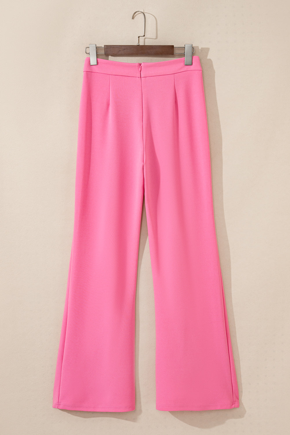 High Waist Center Seam Flared Pants