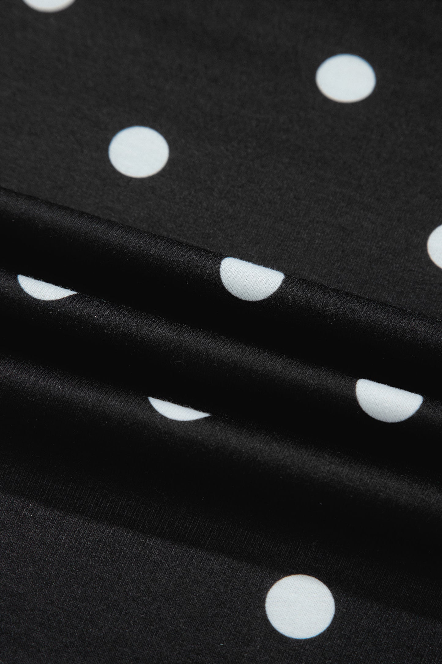 Polka Dot Loose Tee & Drawstring Shorts Set