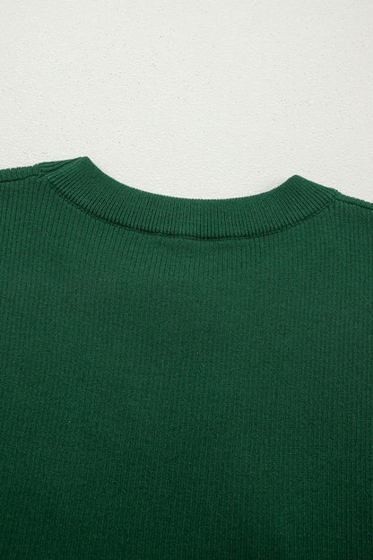 Western Horseshoe Graphic Short Sleeve Sweater
