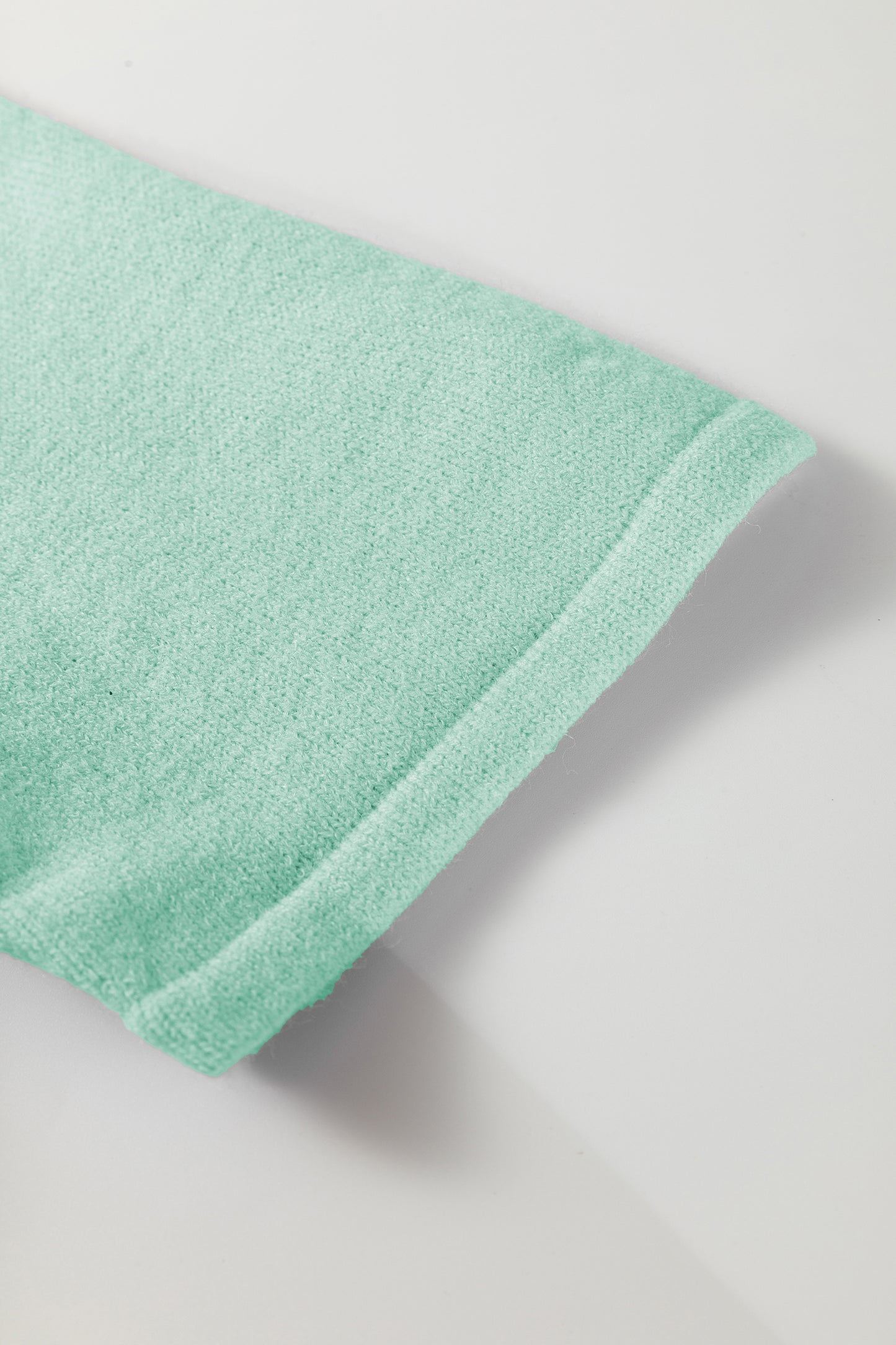 Solid 3/4 Sleeve Boxy Button-Down Cardigan