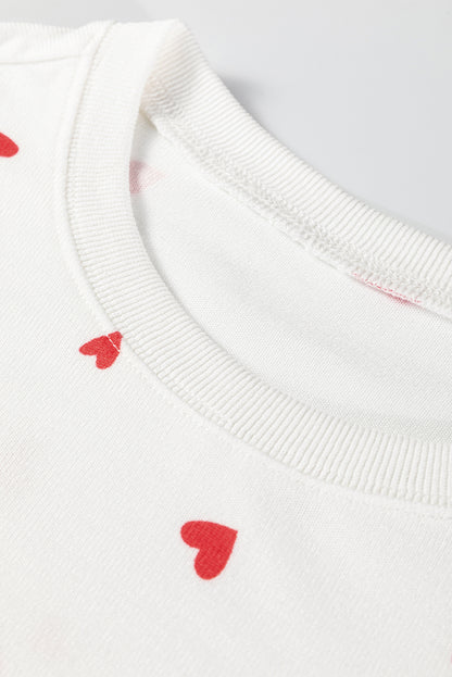 Valentine Heart Top and Pant Lounge Set