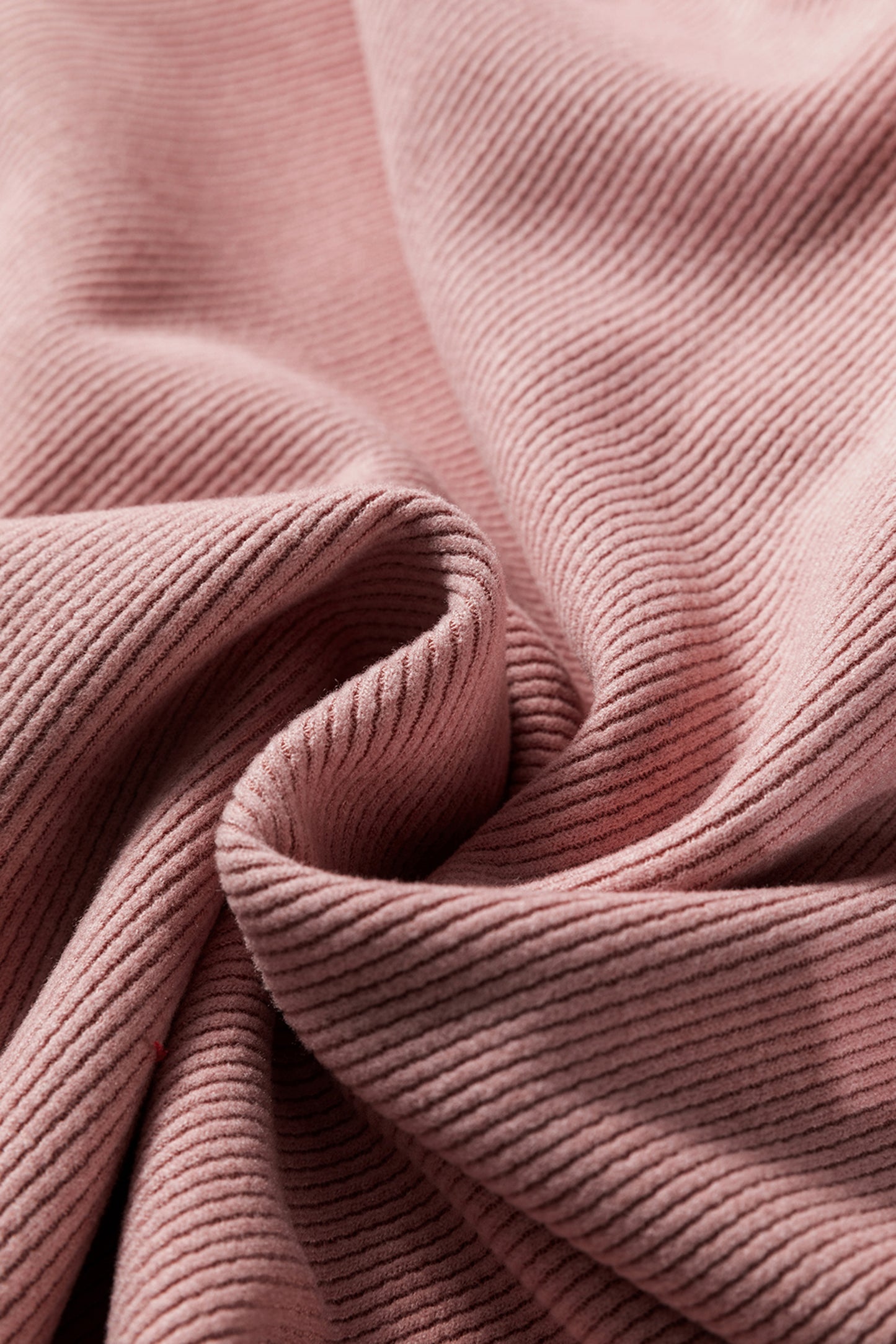 Solid Corduroy Lace Hoodie and Pants Set