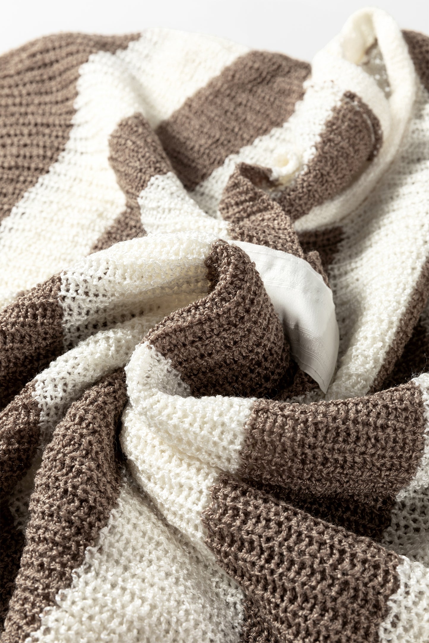 Colorblock Stripe V-Neck 3/4 Sleeve Sweater