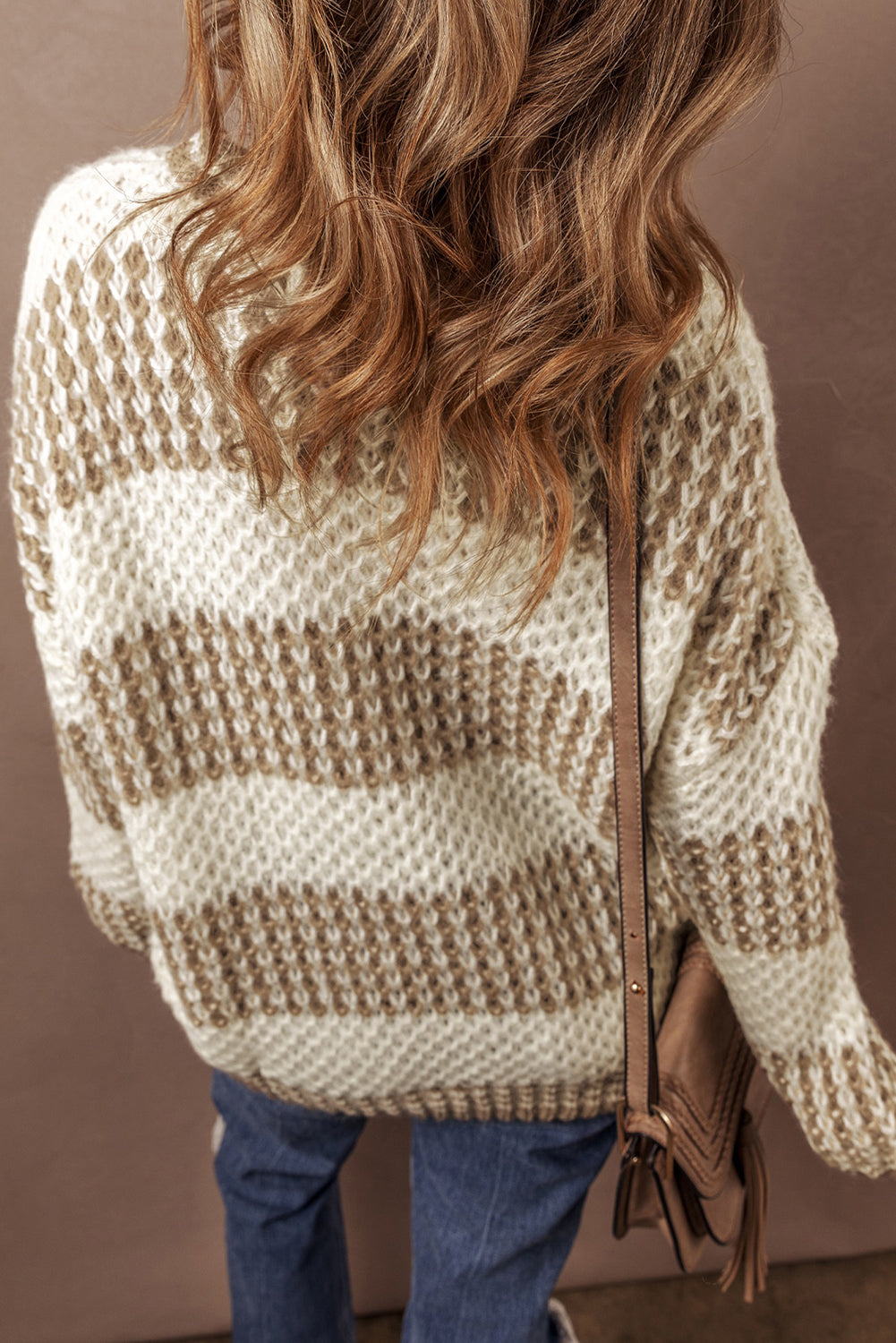 Stripe Drop Shoulder Sweater