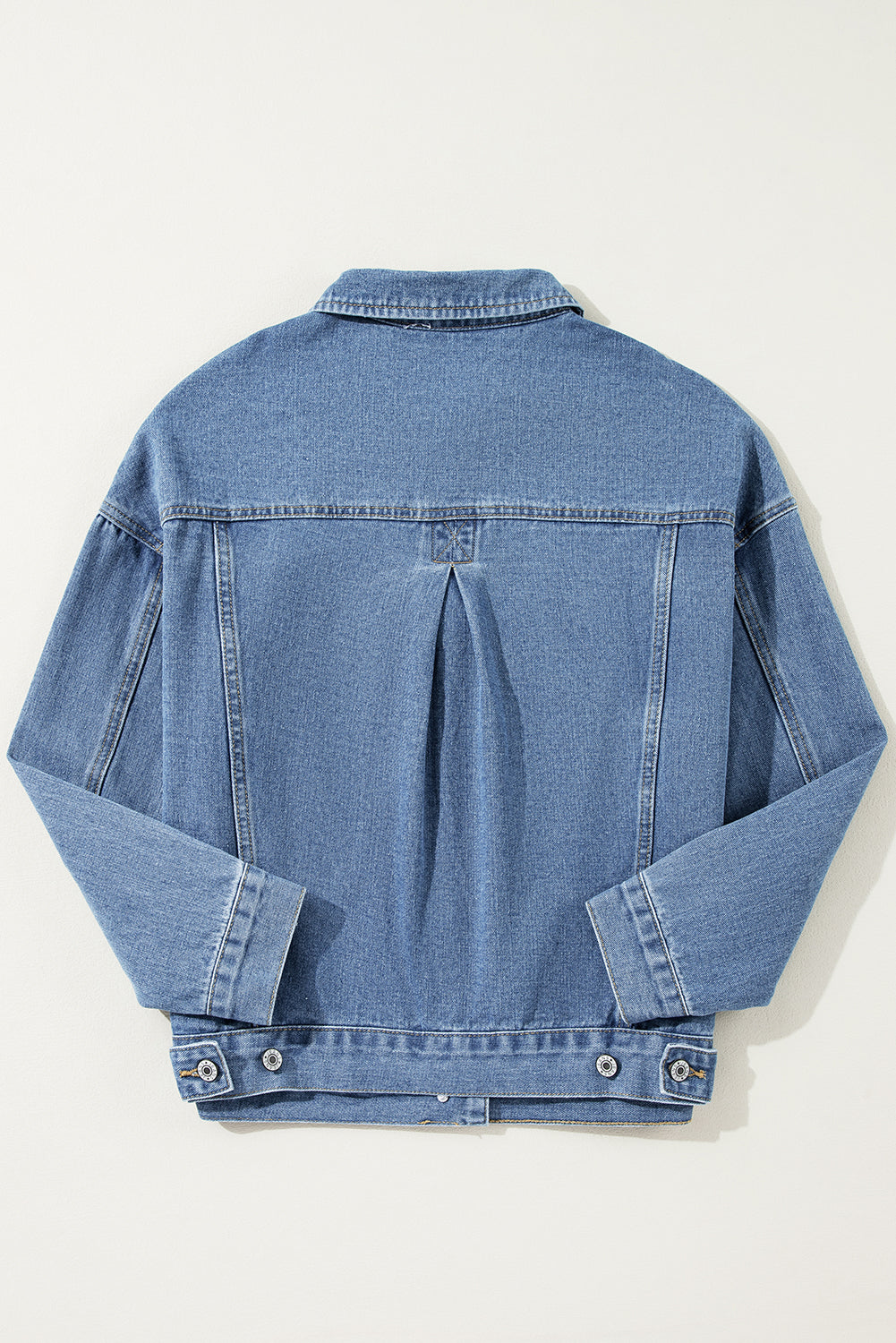 Denim Acid Washed Pocketed Jacket