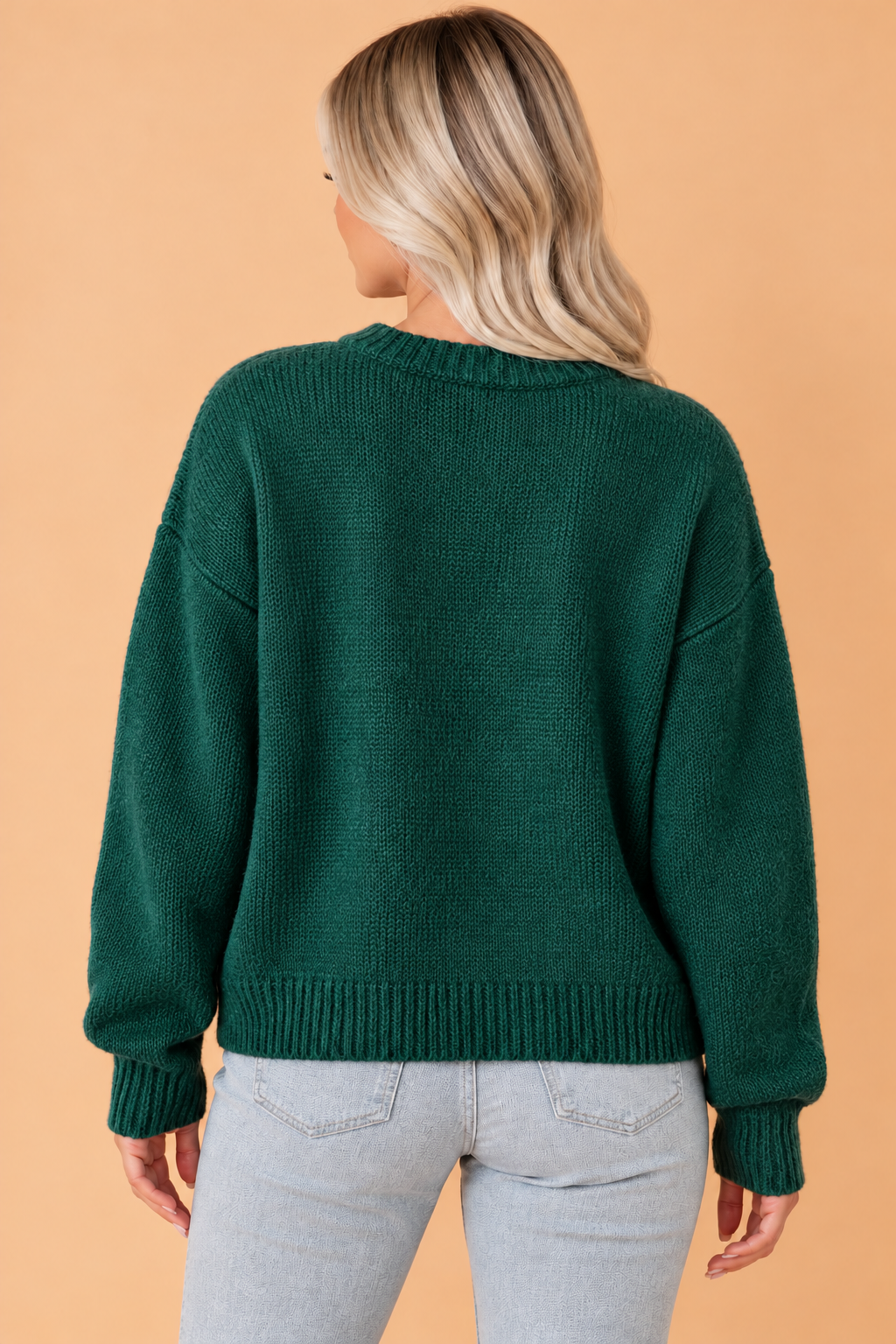 Mallard Graphic Drop Shoulder Round Neck Sweater
