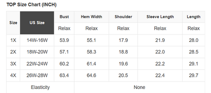 Plus Size Stripe Crinkled Half-Button V-Neck Blouse