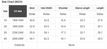 Plus Size Floral Contrast Trim V-Neck Blouse