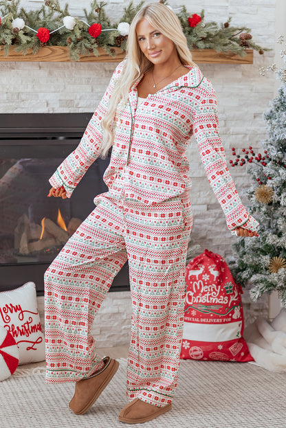 Christmas Shirt and Pants Pajama Set