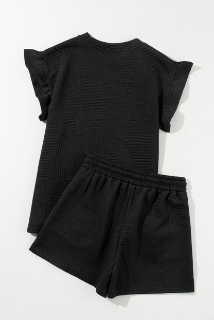 Ruffle Top and Shorts Set