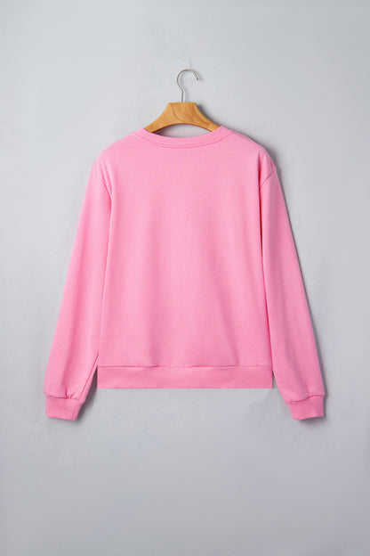 Halloween Embroidered Jack-O-Lantern Sweatshirt