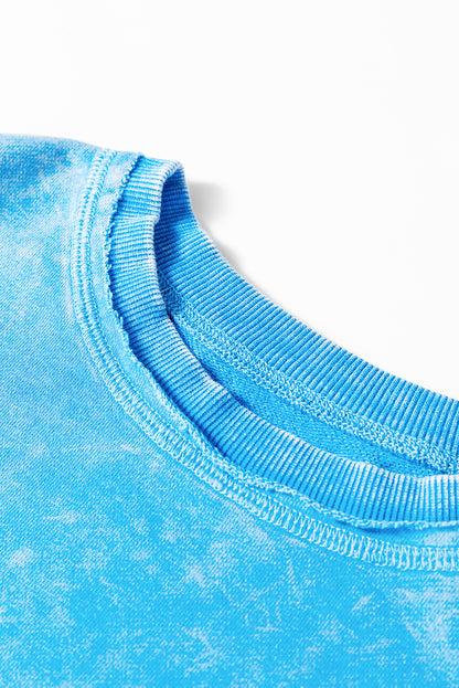 Mineral Wash Reverse Seam Patch Pocket Sweatshirt