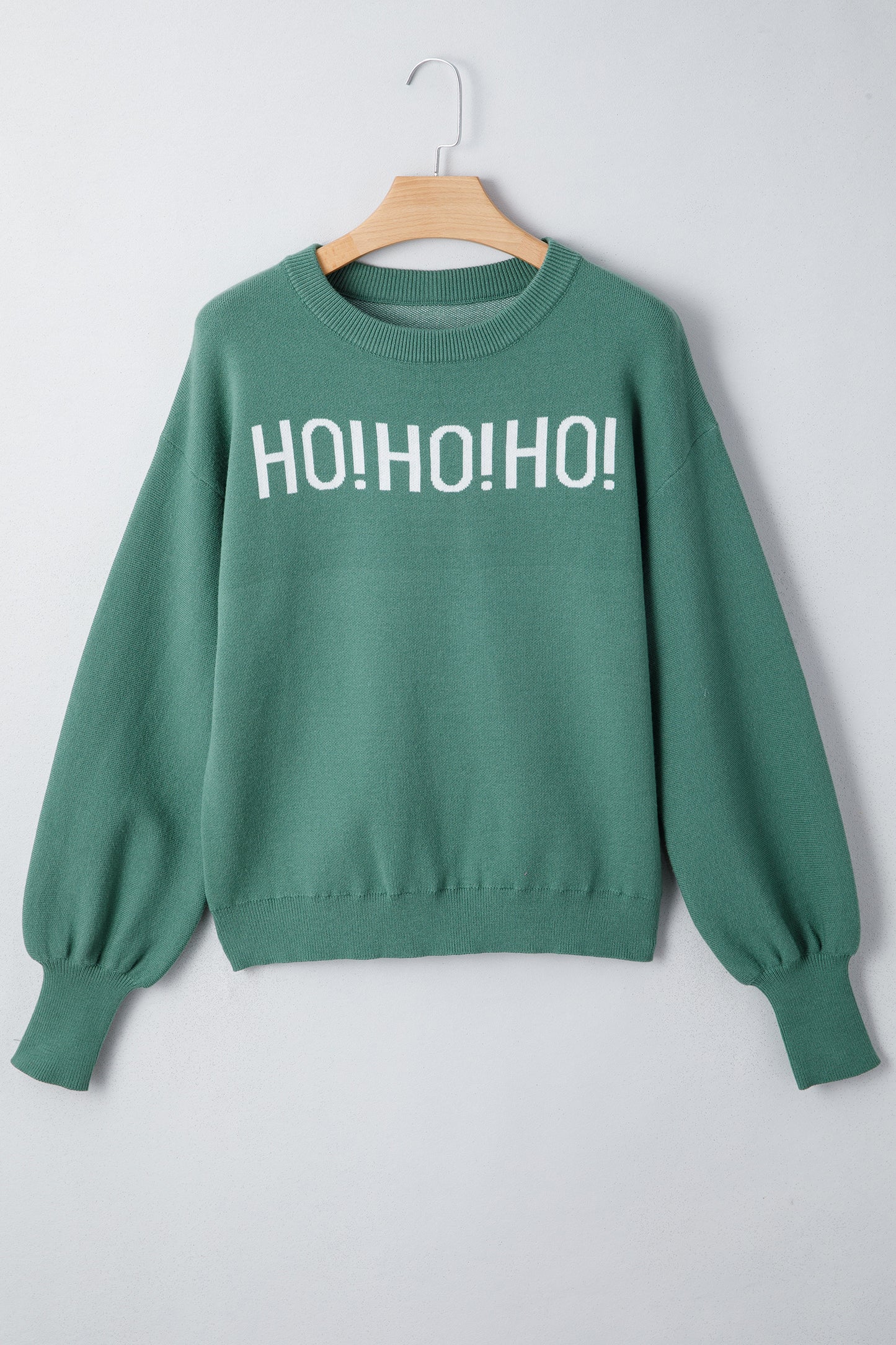 Ho Ho Ho Merry Christmas Drop Shoulder Sweater