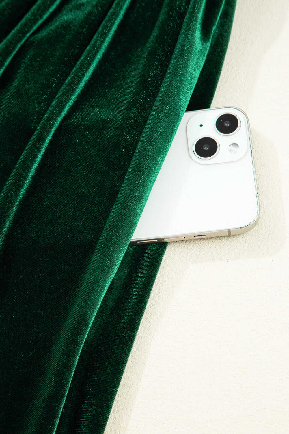 Bow Tie Velvet High Waist Mini Dress