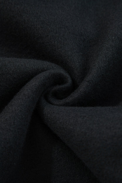 Leopard Drawstring Fleece Lined Elastic Waist Pants