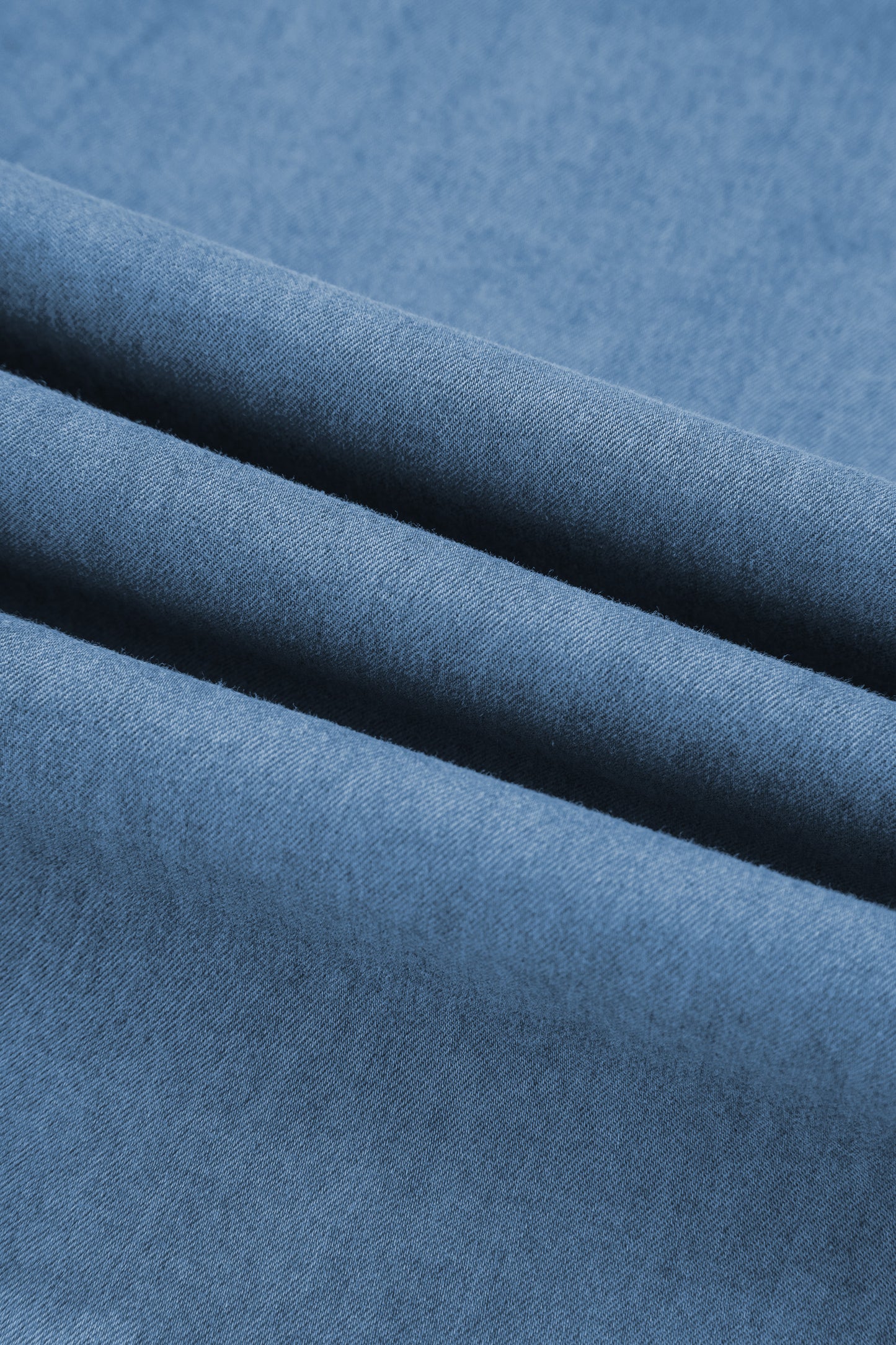 Denim Tab Sleeve Button Down Shirt