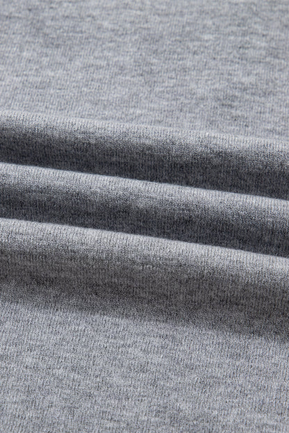 Varsity Stripe Contrast Trim V-Neck Sweater