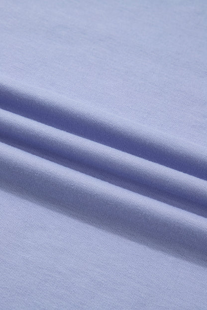 Flounce Long Sleeve Top and Drawstring Pants Set