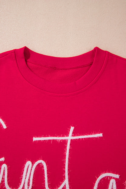 Christmas Santa Baby Tinsel Sweatshirt