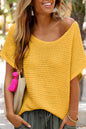 Loose Knit Dolman Sleeve Sweater