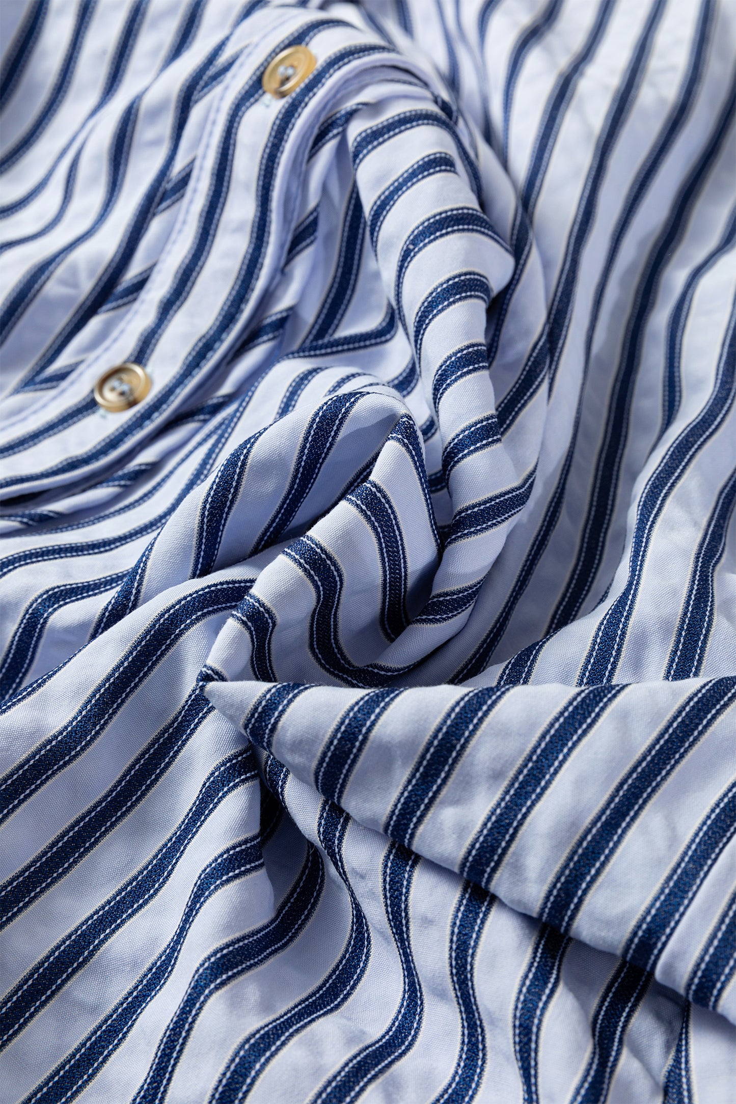 Stripe Button Down Long Sleeve Loose Shirt