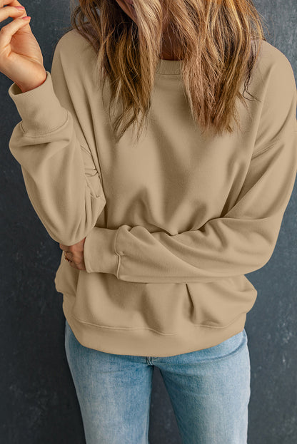 Crewneck Long Sleeve Pullover Sweatshirt