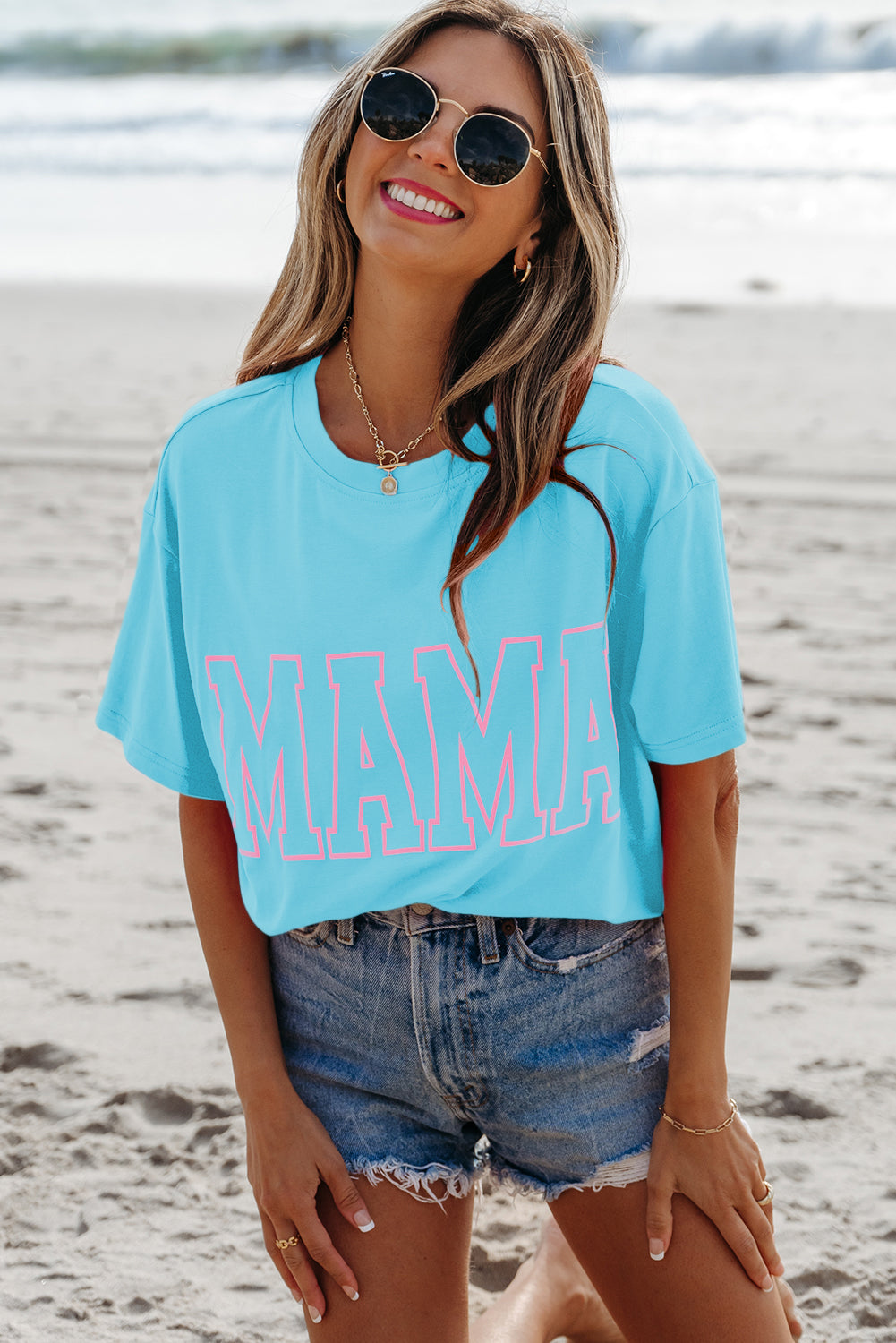 MAMA Short Sleeve Graphic T-Shirt