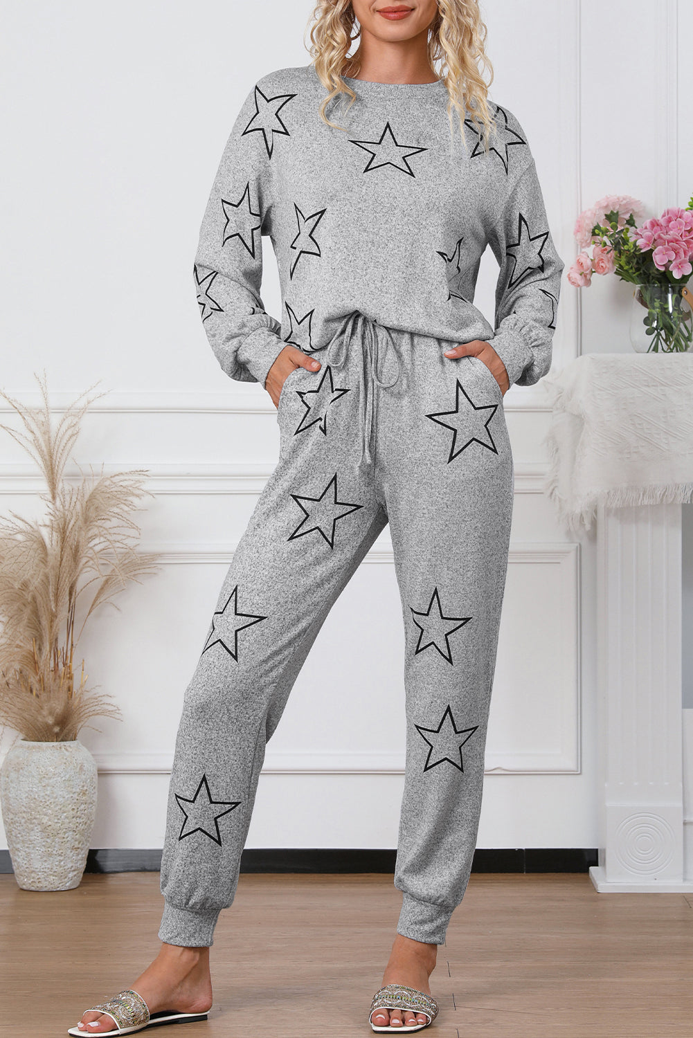 Stars Top and Pants Set