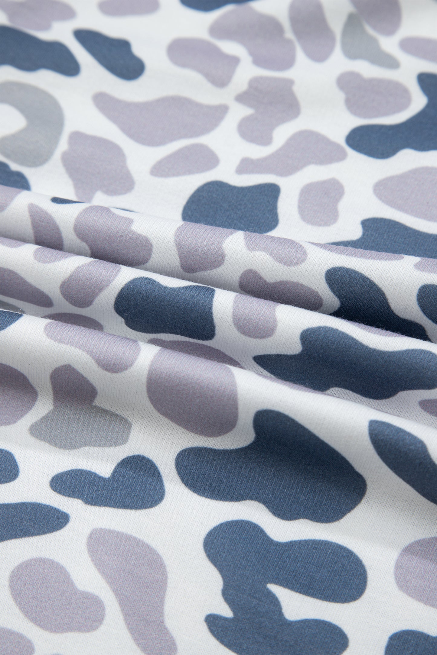 Camo Kangaroo Pocket Quarter Zip Sweatshirt