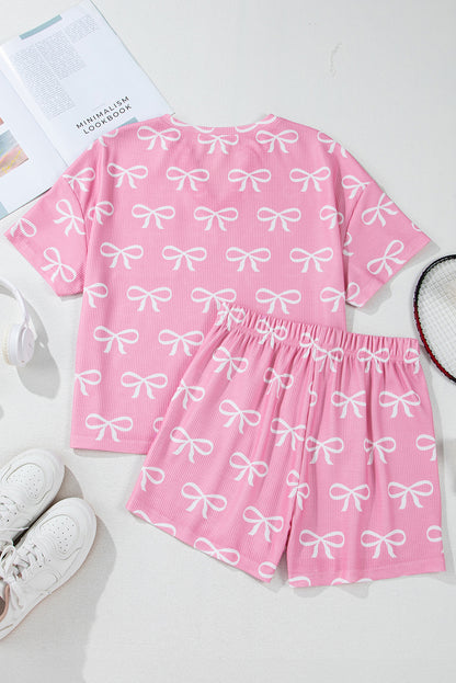 Bow T-Shirt and Shorts Set