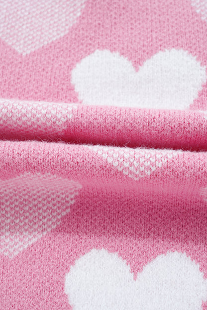 Valentine Heart Pearl Crewneck Sweater