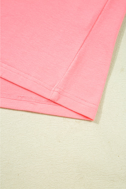 Floral Colorblock Patchwork 3/4 Sleeve Top