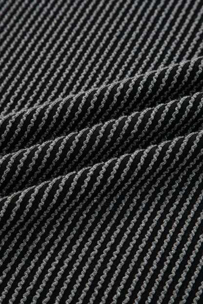 Leopard Corded Knit Top and Pants Set