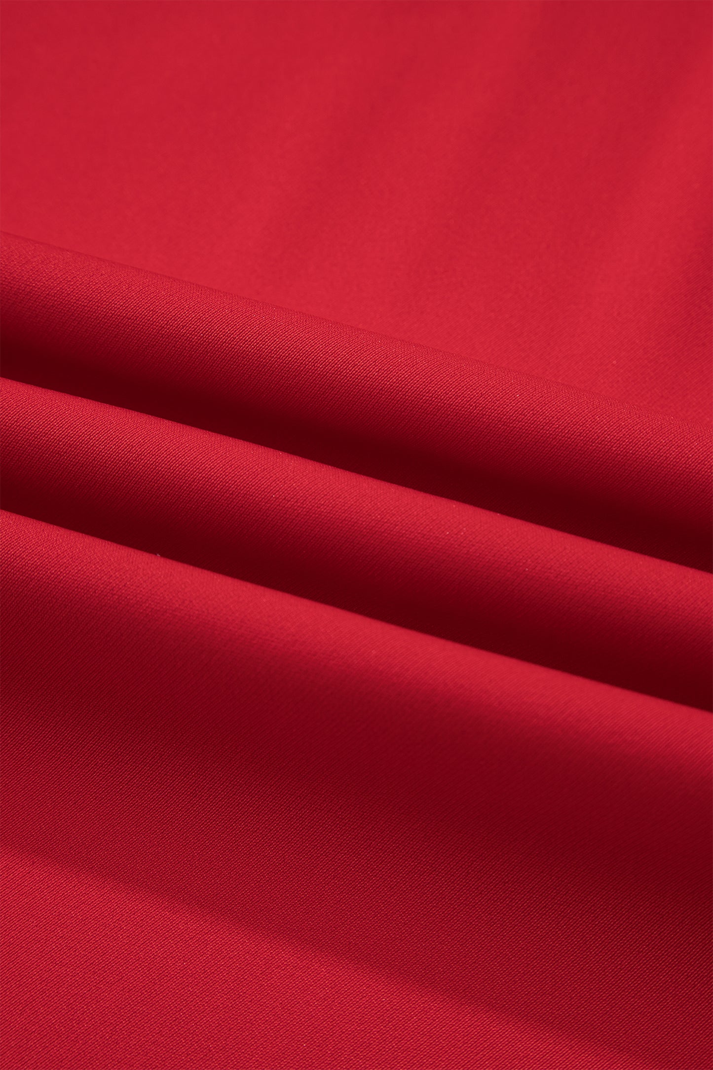 Solid Pleated Pull-On Straight Leg Pants