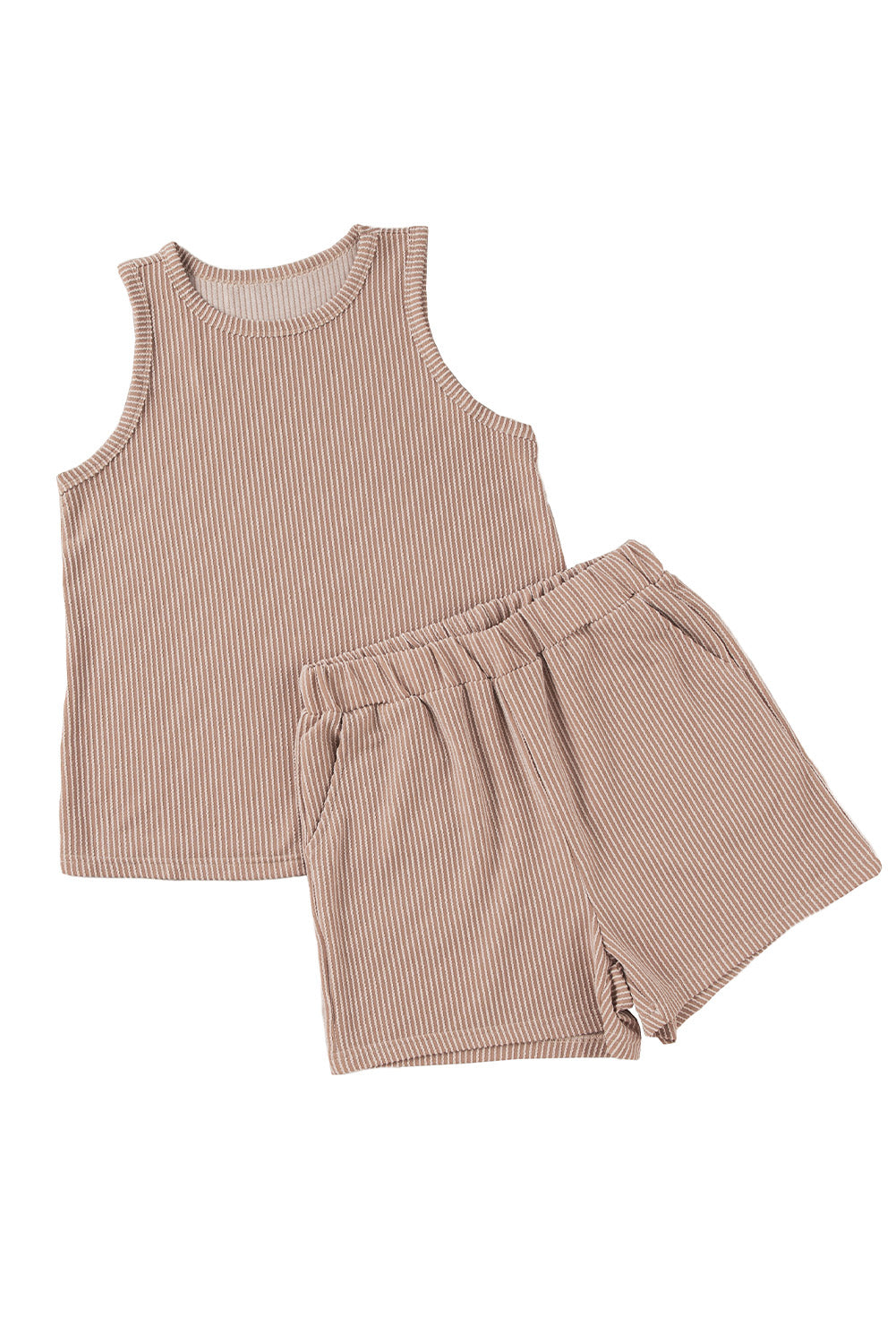 Corded Top and Shorts Set