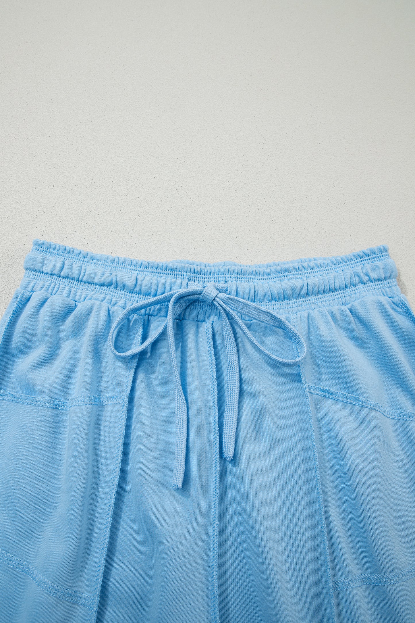 Solid Drop Shoulder Boxy Tee & Barrel Pants Set