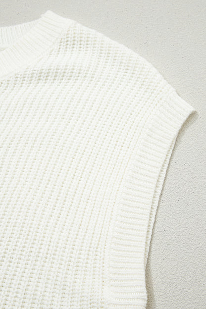 Western Horseshoe Crochet Short Sleeve Sweater