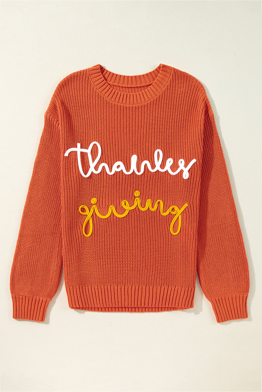 Thanksgiving Long Sleeve Crewneck Sweater