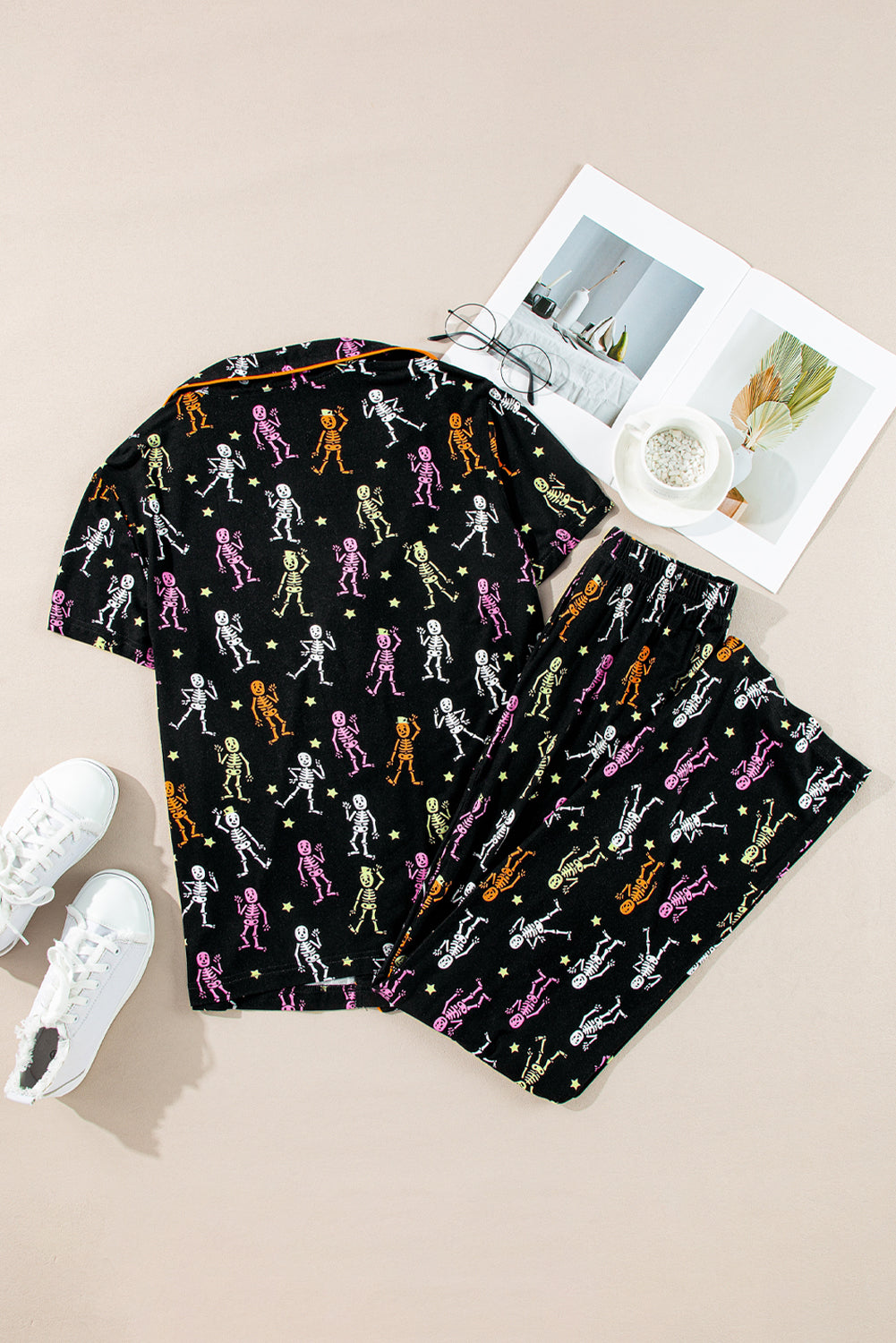 Halloween Shirt and Pants Pajama Set